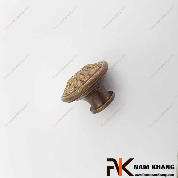 Núm nắm tủ hoa đồng vàng NKD049-C