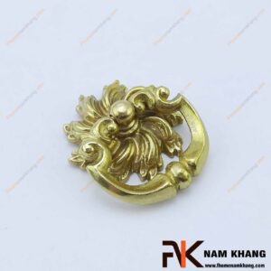 Núm kéo cửa tủ hoa đồng NKD091