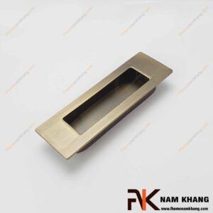 Tay nắm âm tủ màu đồng rêu NK099-R
