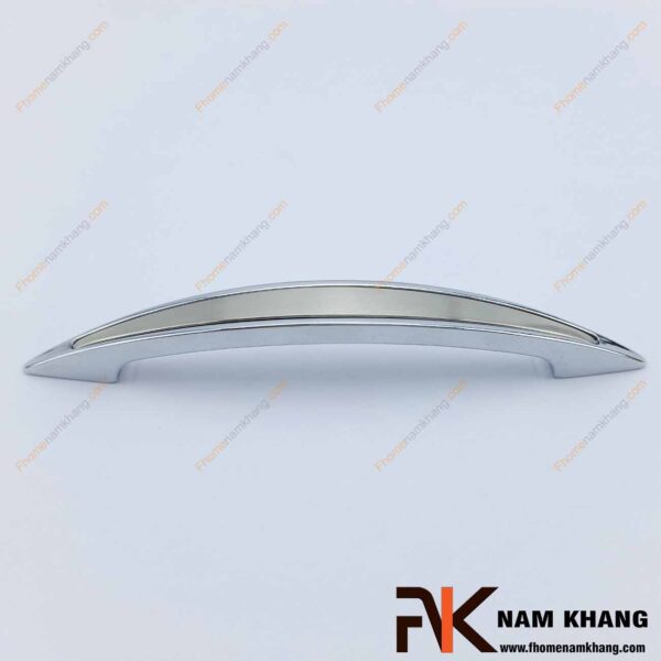 Tay nắm cửa tủ cao cấp màu trắng bạc NK060-X
