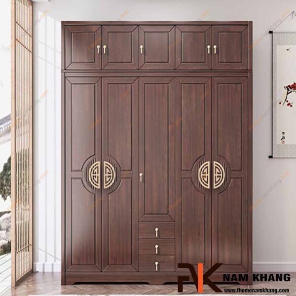 Tay kéo cửa tủ dạng thanh xoay tròn NK215-VM