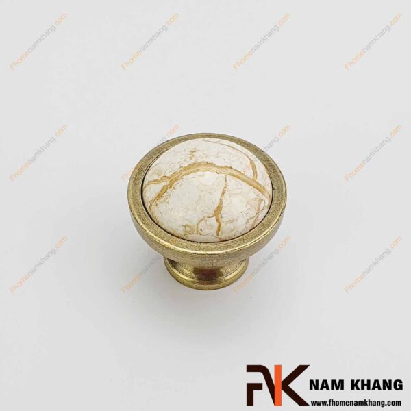 Núm nắm tủ mạ đồng cổ NK209