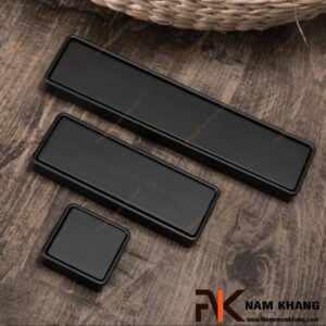 Tay nắm âm tủ đen mờ NK237-D
