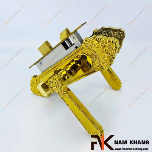 Khóa cửa gỗ thông phòng NK178M-PVD (Màu Vàng)