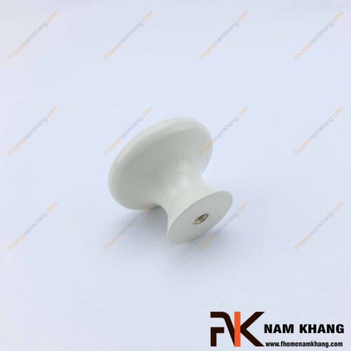 Núm nắm tủ trắng sứ xanh NK087-TX