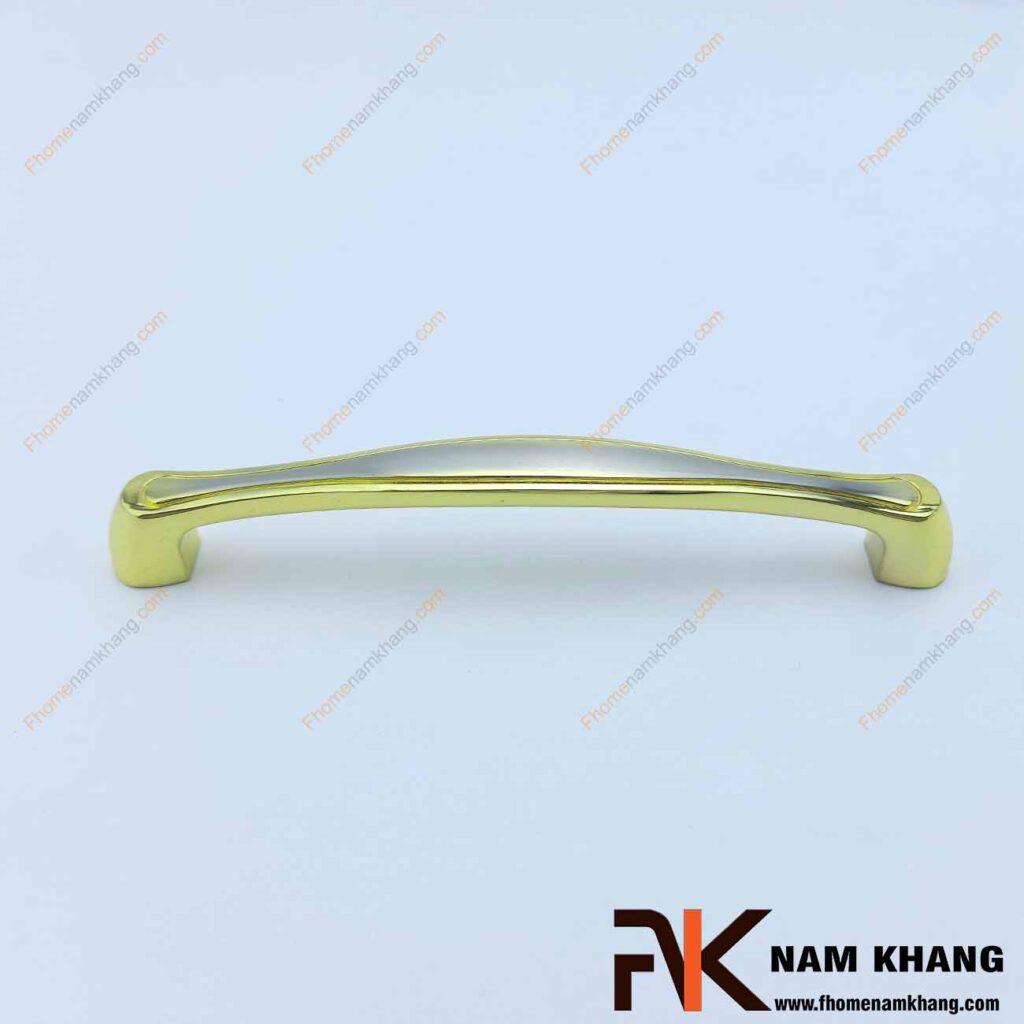 Tay nắm cửa tủ mạ màu xám vàng NK165-128XV