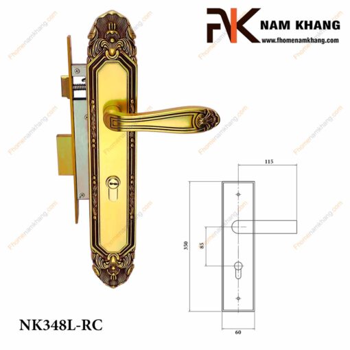 Khóa cửa chính NK348L-RC