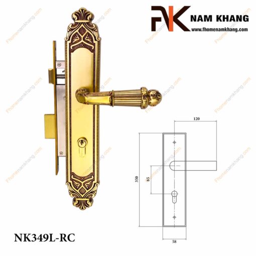 Khóa cửa chính NK349L-RC