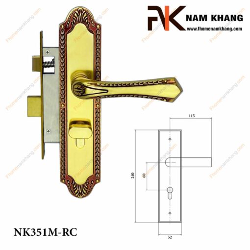 Khóa cửa thông phòng NK351M-RC