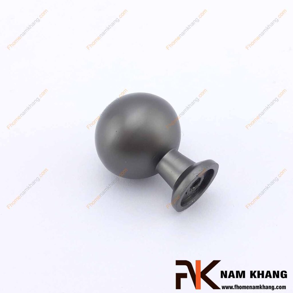 Núm cửa tủ đầu tròn màu xám NK379-X