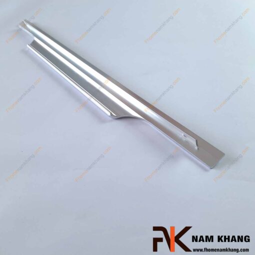 Tay kéo cửa tủ dạng thanh trắng bạc NK368-B