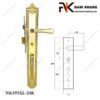 Khóa cửa sảnh NK193XL-24K (Màu Vàng)