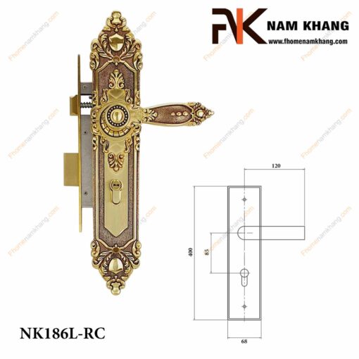 Khóa cửa chính NK186L-RC