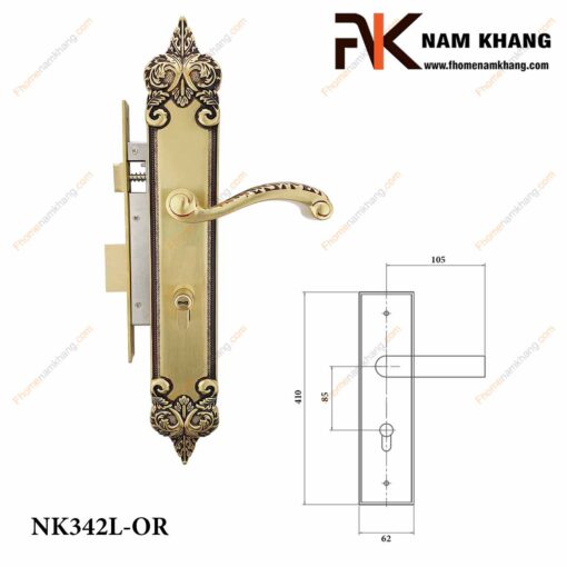 Khóa cửa chính NK342L-OR