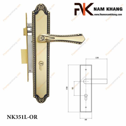 Khóa cửa chính NK351L-OR