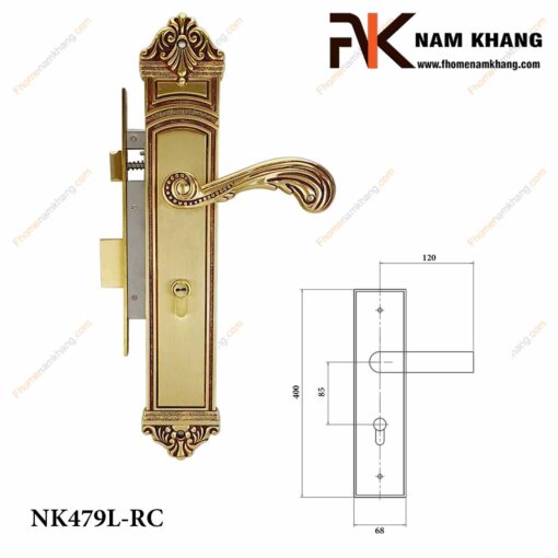 Khóa cửa chính NK479L-RC