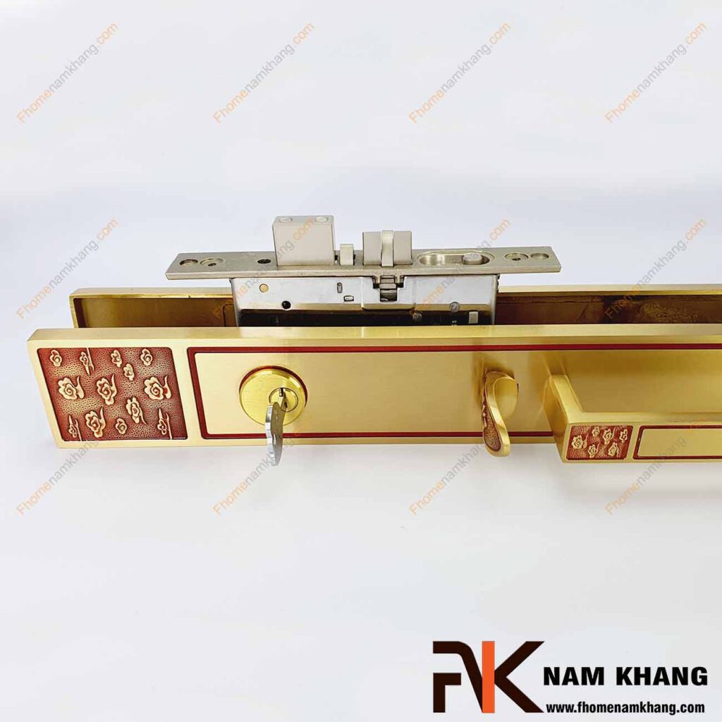 Khóa cửa sảnh thân Mỹ NK486M-RC (Màu Đồng Vàng)