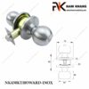 Khóa cửa tay nắm tròn NK430KTHOWARD-INOX