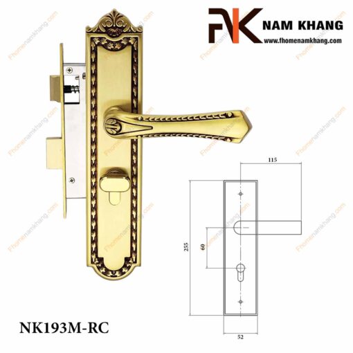 Khóa cửa thông phòng NK193M-RC