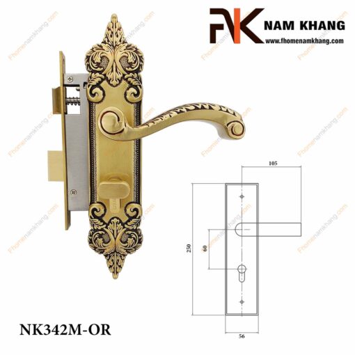 Khóa cửa thông phòng NK342M-OR