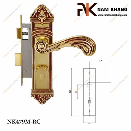 Khóa cửa thông phòng NK479M-RC