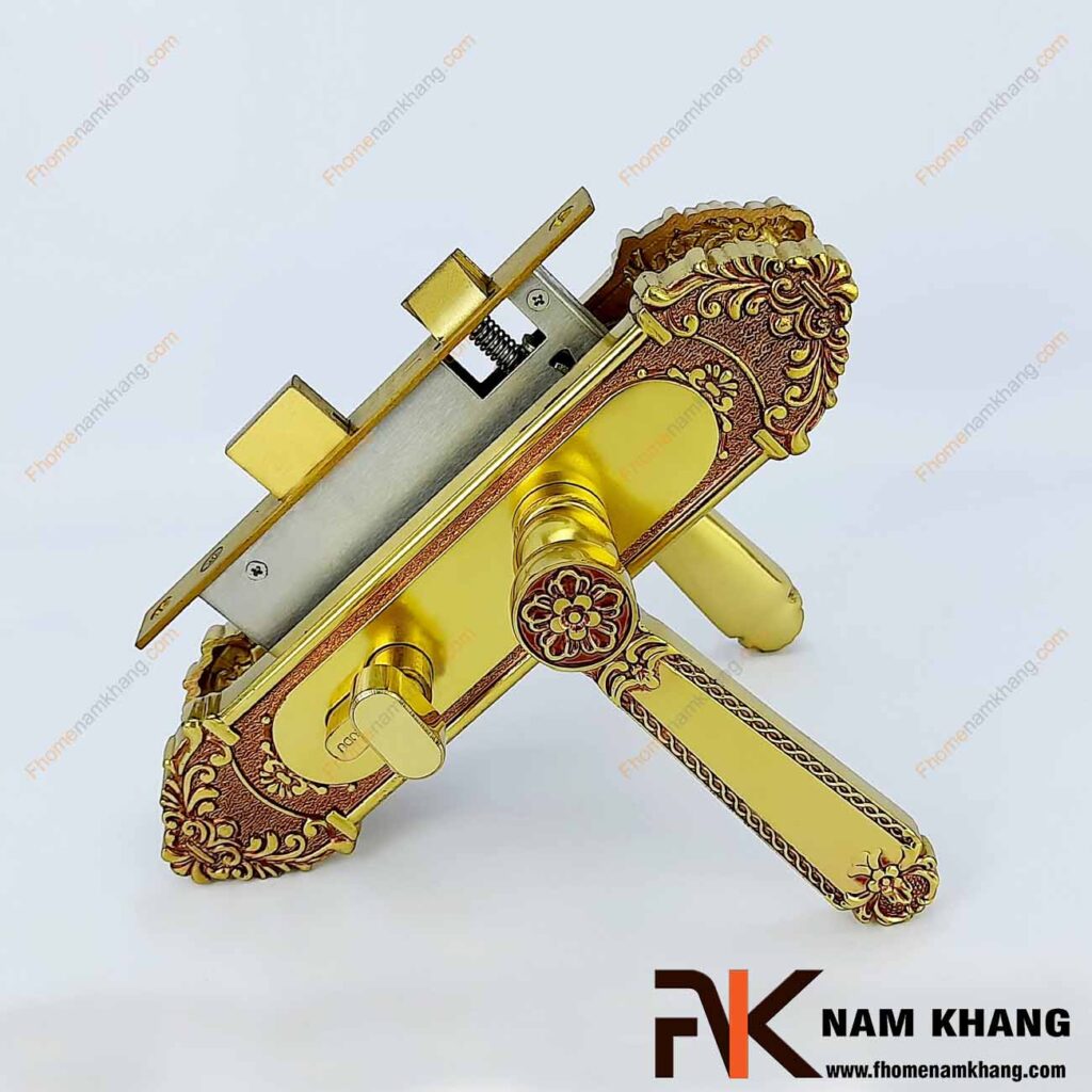 Khóa cửa gỗ thông phòng NK179M-RC (Màu Đồng Vàng)