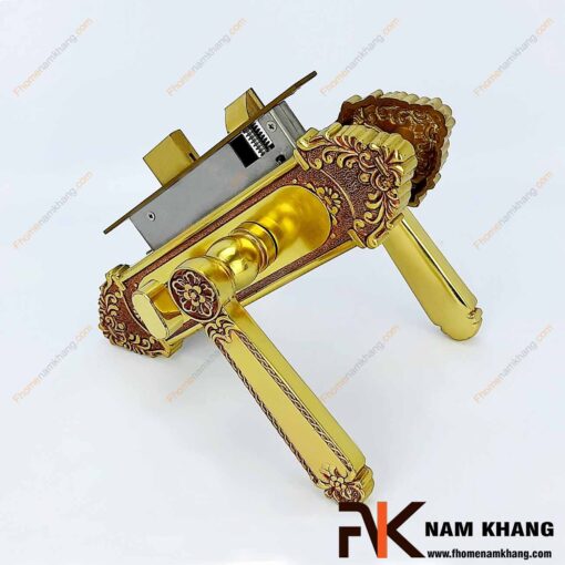 Khóa cửa gỗ thông phòng NK179M-RC (Màu Đồng Vàng)