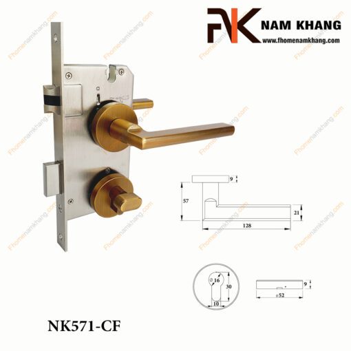 Khóa cửa phân thể NK571-CF