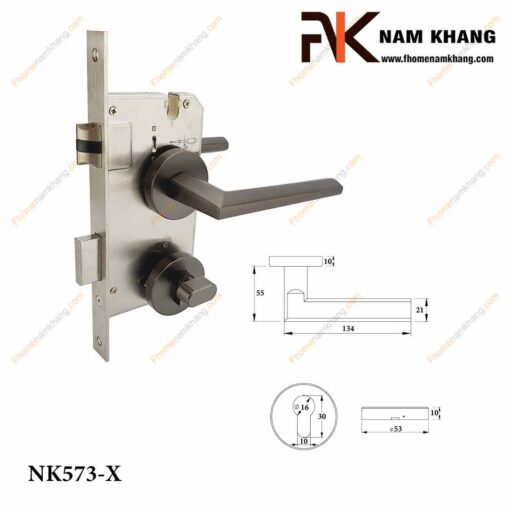 Khóa cửa phân thể NK573-X (Màu Xám)