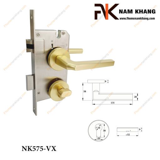 Khóa cửa phân thể NK575-VX