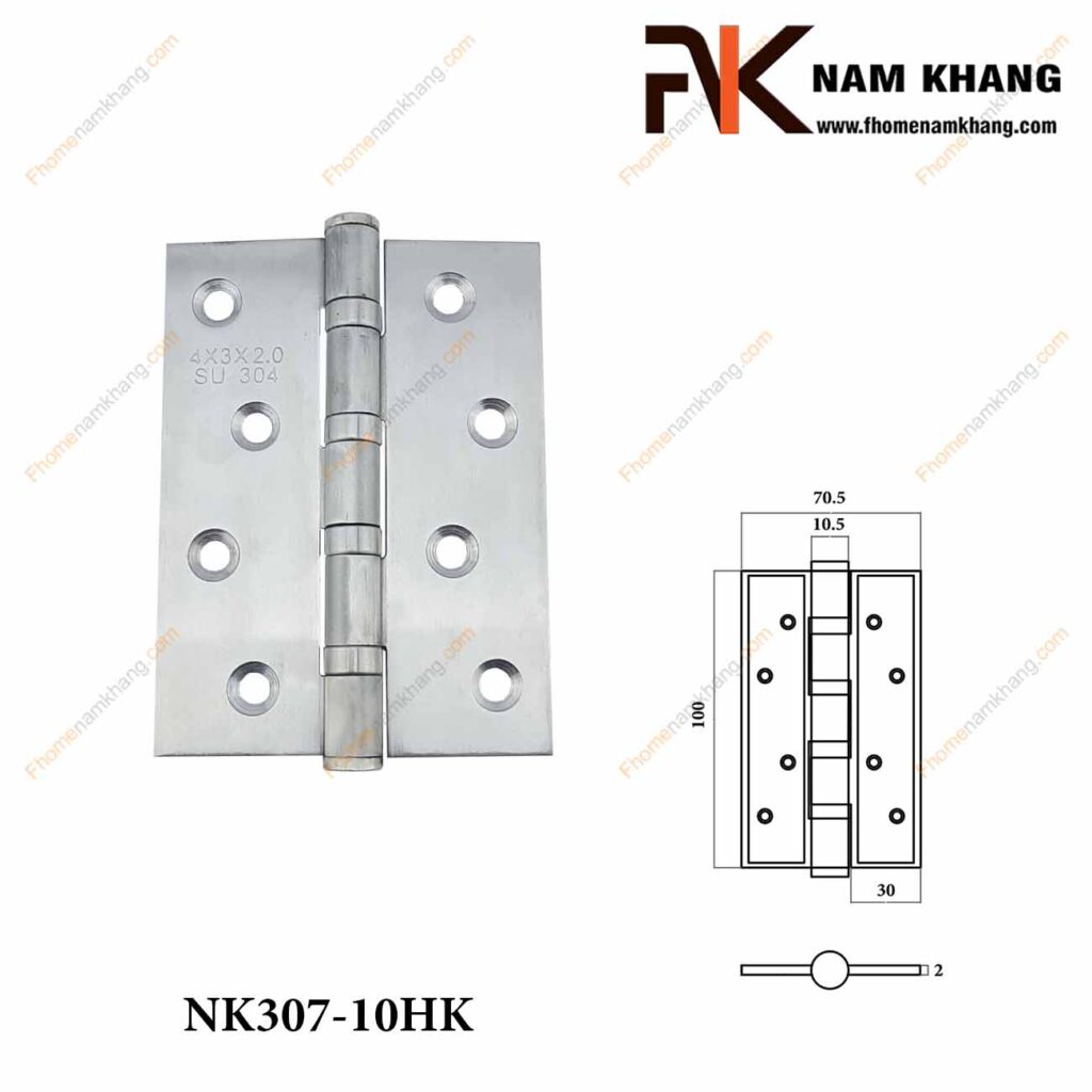 Bản lề inox NK307-10HK