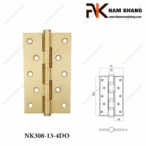 Bản lề bằng đồng NK308-13-4DO