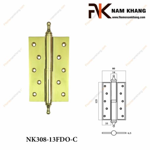 Bản lề cửa bằng đồng NK308-13FDO-C