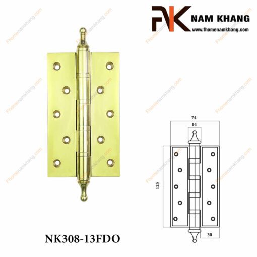 Bản lề cửa bằng đồng NK308-13FDO