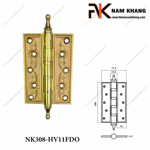 Bản lề lá hoa văn NK308-HV11FDO