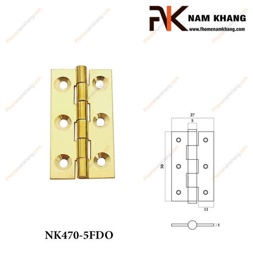 Bản lề lá tủ NK470-5FDO