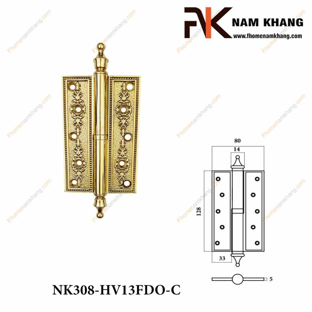 Bản lề cối hoa văn NK308-HV13FDO