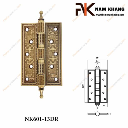 Bản lề lá đồng vàng NK601-13DR