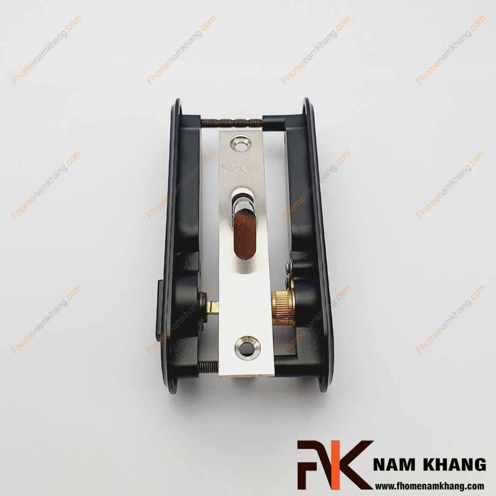 Khóa âm cửa lùa NK568T-D (Màu Đen Mờ)