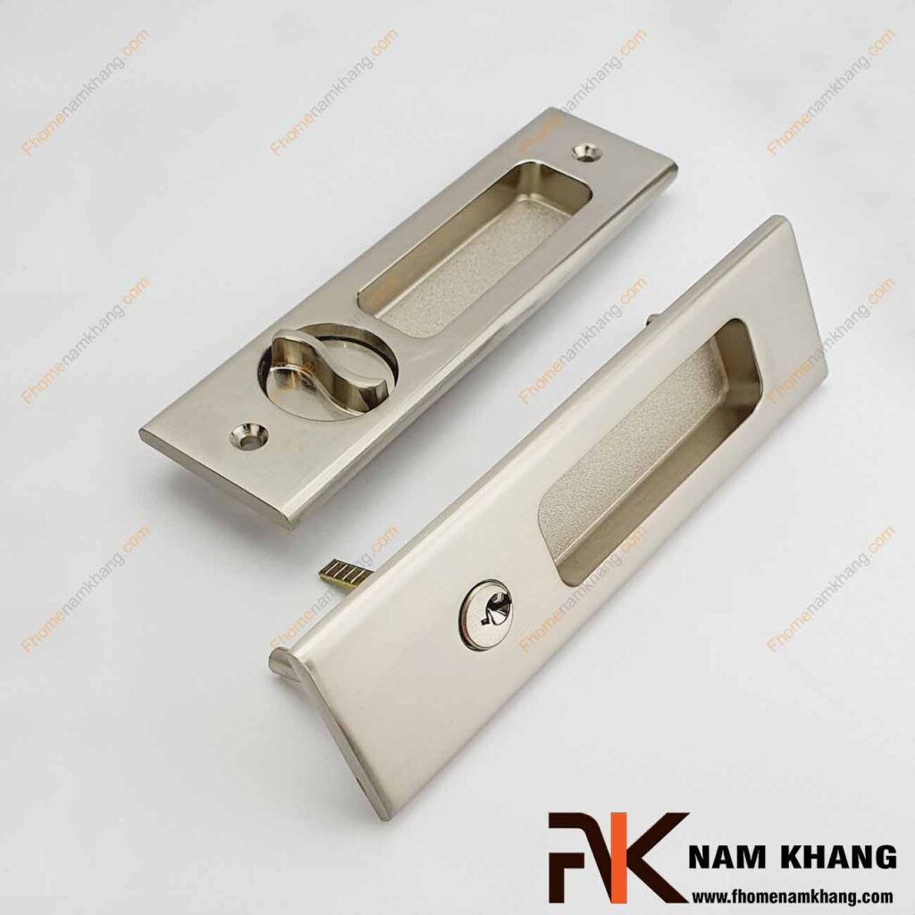 Khóa âm cửa lùa NK568V-INOX (Màu Inox)