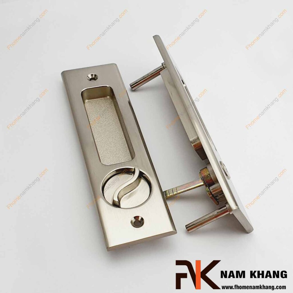 Khóa âm cửa lùa NK568V-INOX (Màu Inox)