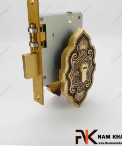 Khóa âm lắp với tay nắm cửa NK477-RC-KA (Màu Đồng Vàng)