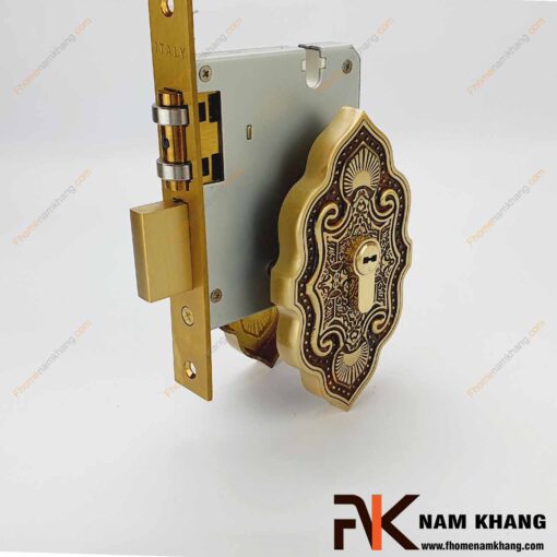 Khóa âm lắp với tay nắm cửa NK477-RC-KA (Màu Đồng Vàng)