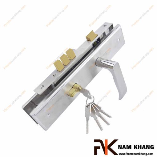 Khóa cửa chính inox NK191L-INOX (Màu Inox)