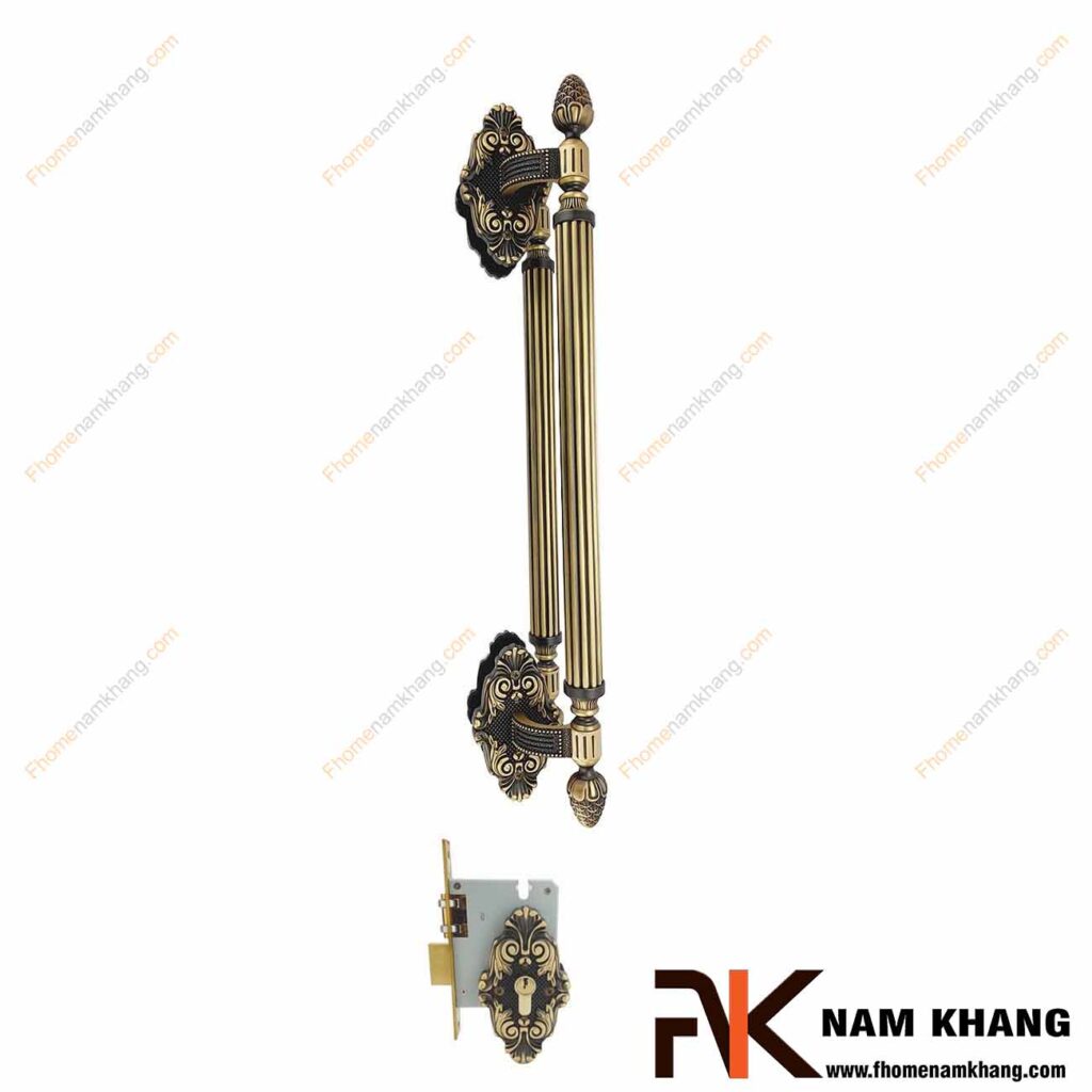 Khóa cửa sảnh phối hợp NK362K-CFE (Màu đồng rêu )