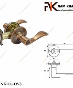 Khóa cửa tay gạt NK500-DVS (Màu Đồng Cổ)