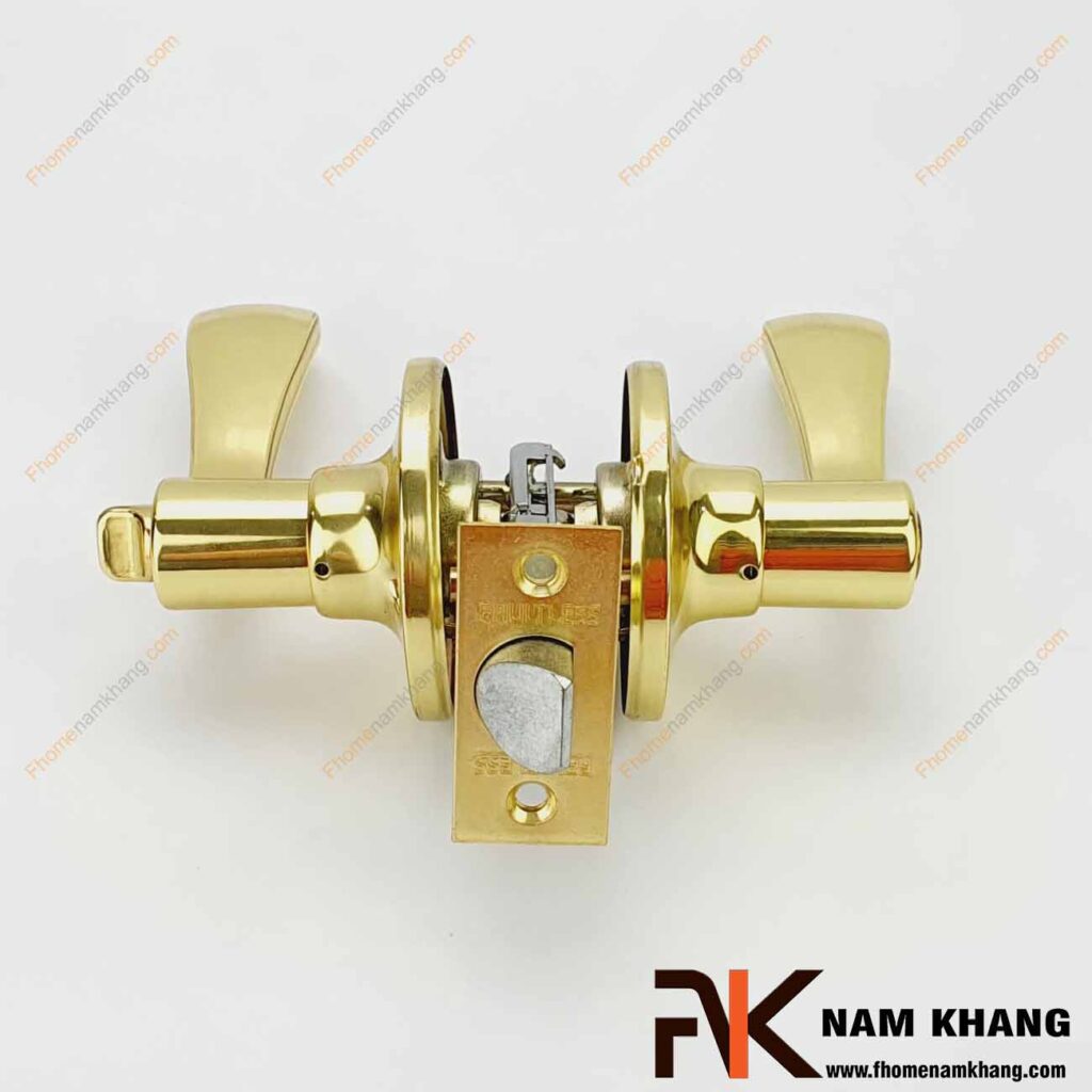 Khóa cửa tay gạt NK500-VVS (Màu Đồng Vàng)