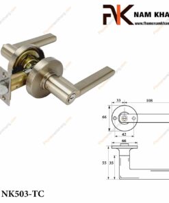 Khóa cửa tay gạt NK503-TC