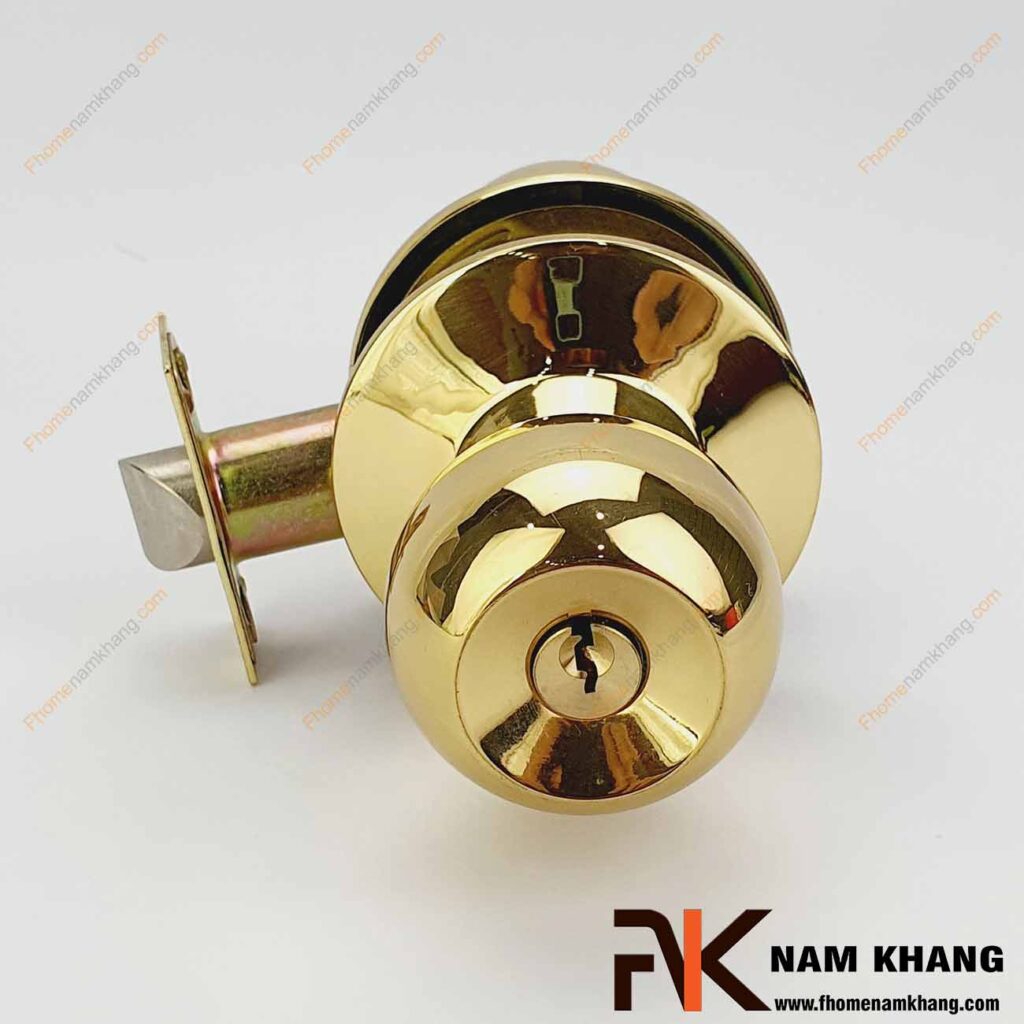 Khóa cửa tay nắm tròn NK430HAFELE-V (Màu Vàng)