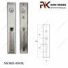 Khóa cửa thân mỹ NK565L-INOX (Màu Inox)